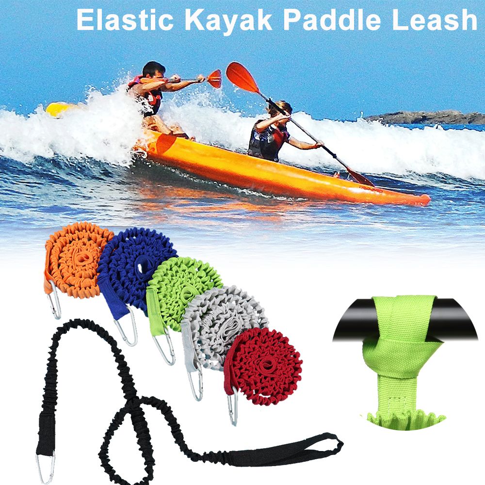 Adjustable Elastic Kayak Canoe - Fishing Kayak Paddle Leash ulasan dan harga