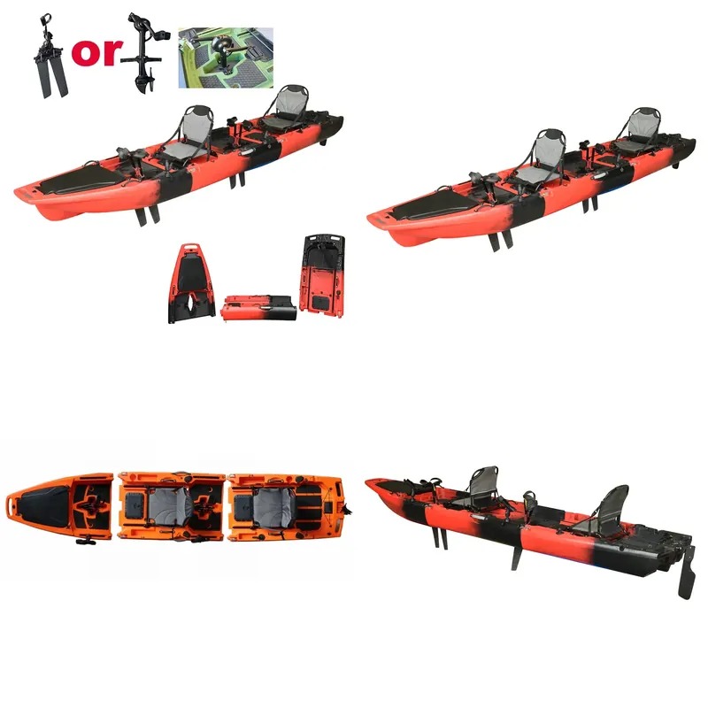 Hot Sale 14FT 2-Person Double  - Fishing Kayak Sit On Top ulasan dan harga