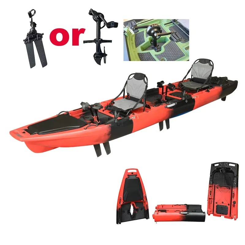 Hot Sale 14FT 2-Person Double  - Fishing Kayak Sit On Top ulasan dan harga